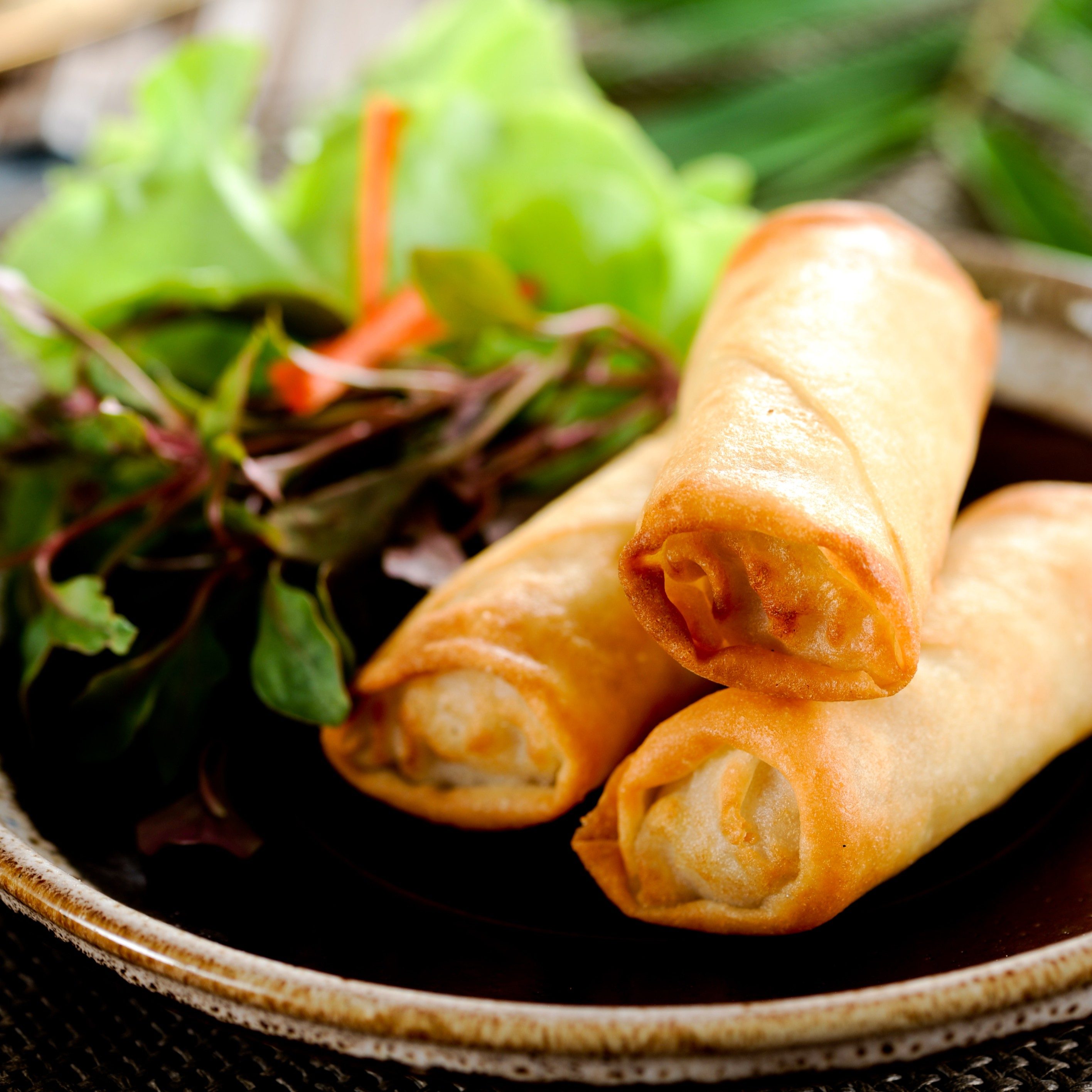 20. Chả Giò Tôm Thịt (3) – Crispy Shrimp & Pork Egg Rolls.