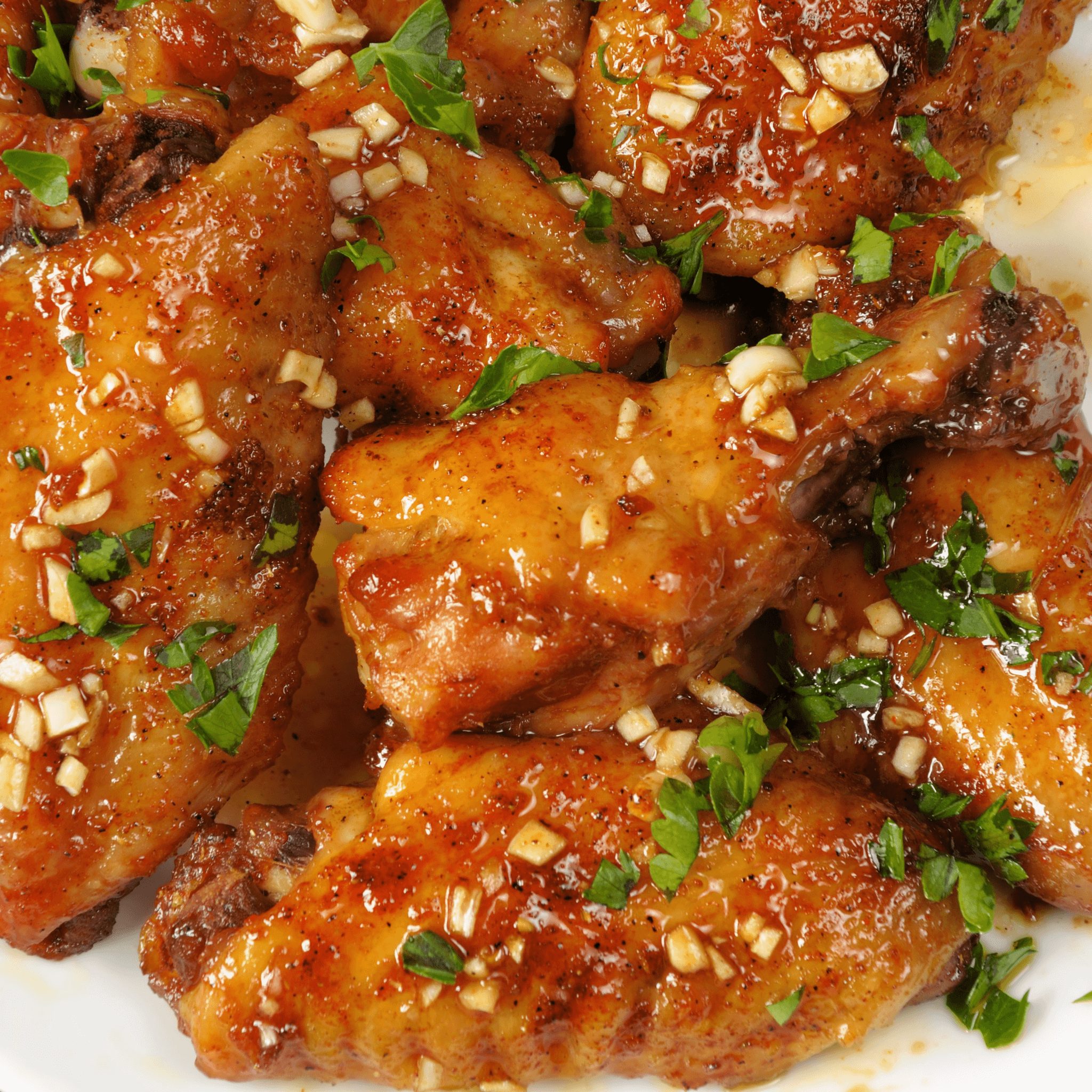 19. Cánh Gà Chiên Bơ – Garlic Butter Wings.