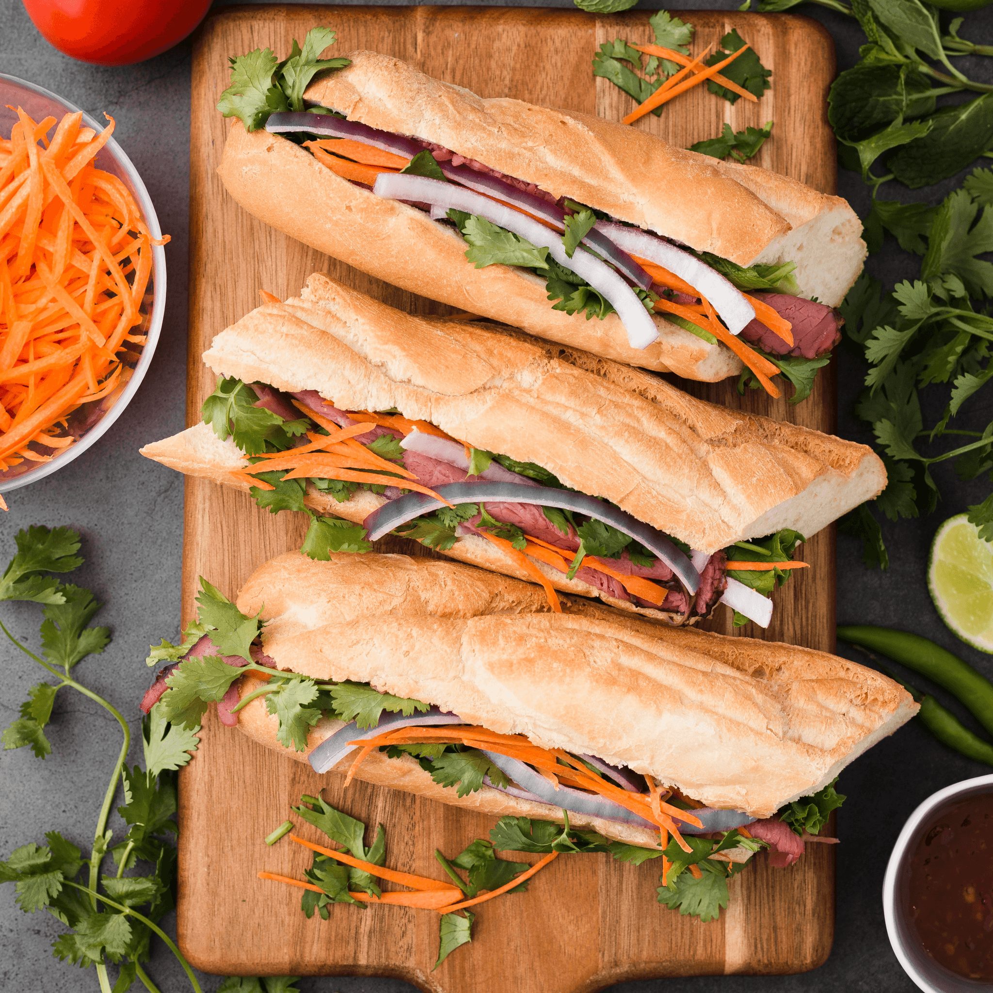 31. Bánh Mì Bò – Steak Banh Mi.