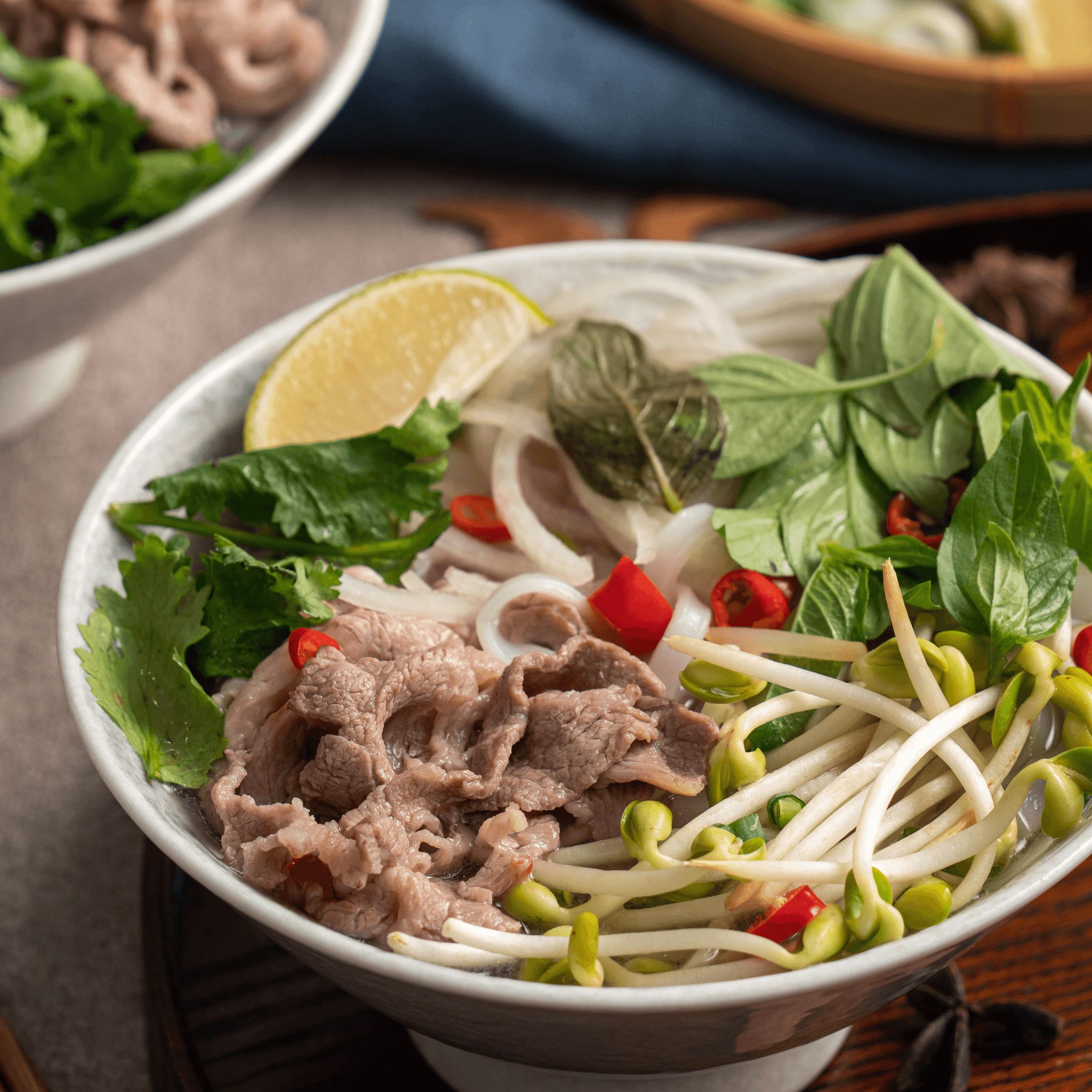 2. Phở Tái Lăn – Wok-Seared Steak Pho.