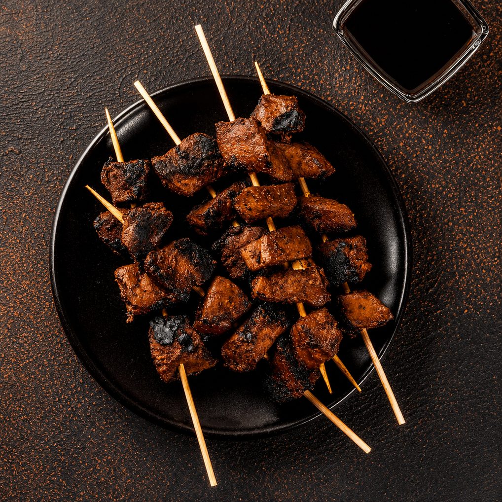 37. Bánh Mì Chảo Thịt Nướng - Sizzling Grill Pork Skewers Combo.