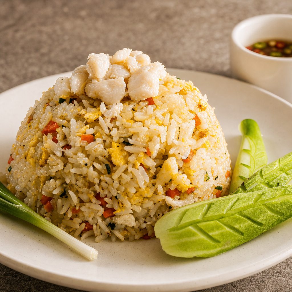 60. Cơm Chiên Cua – Crab Meat Fried Rice.